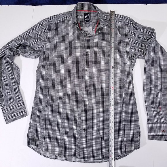 Hechter Checks/Boxes Casual Button Up Shirt - Picture 6 of 8